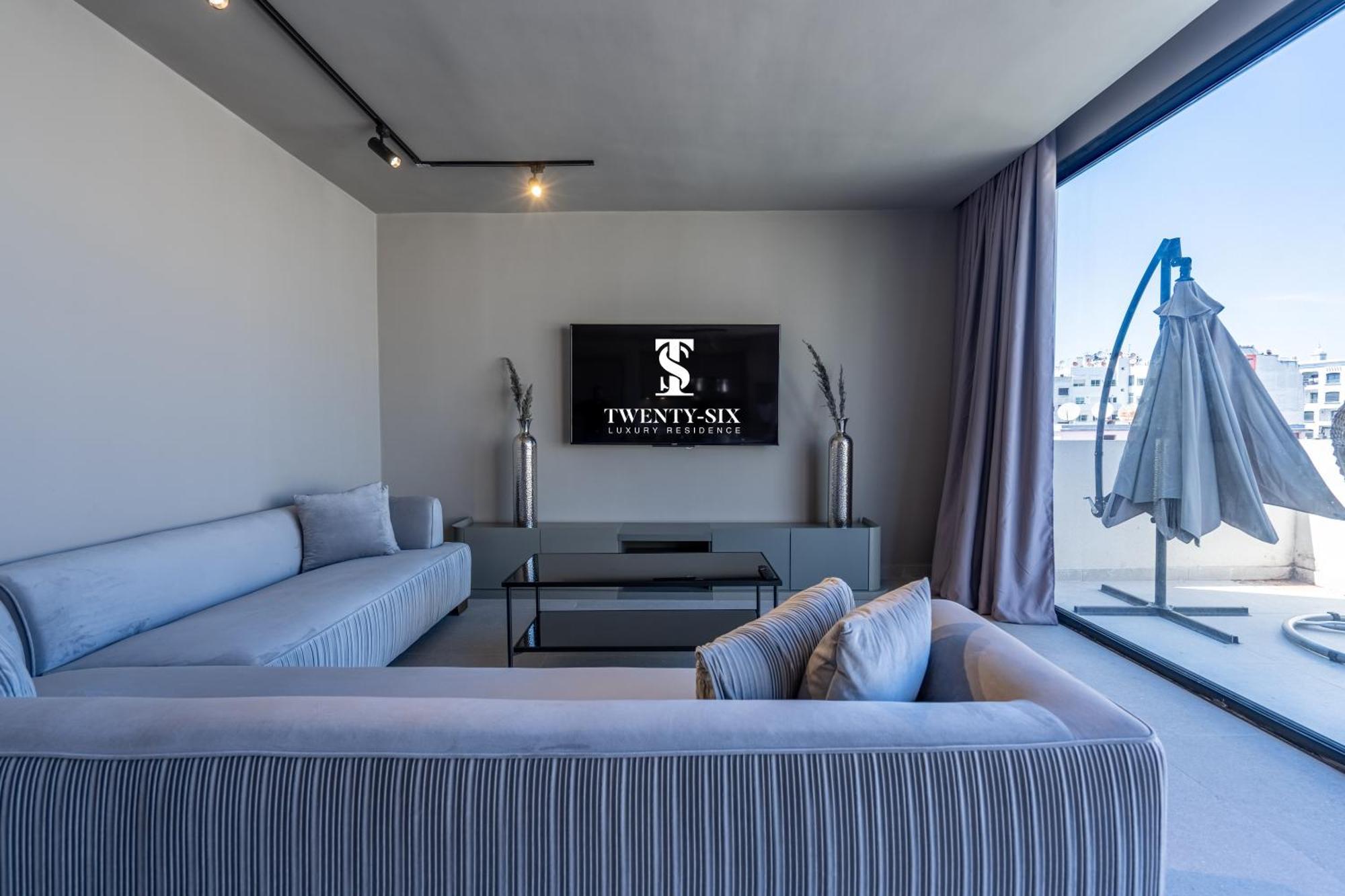 公寓 Twenty Six Anfa Luxury By Shortstaymaroc -hyper Centre -parking