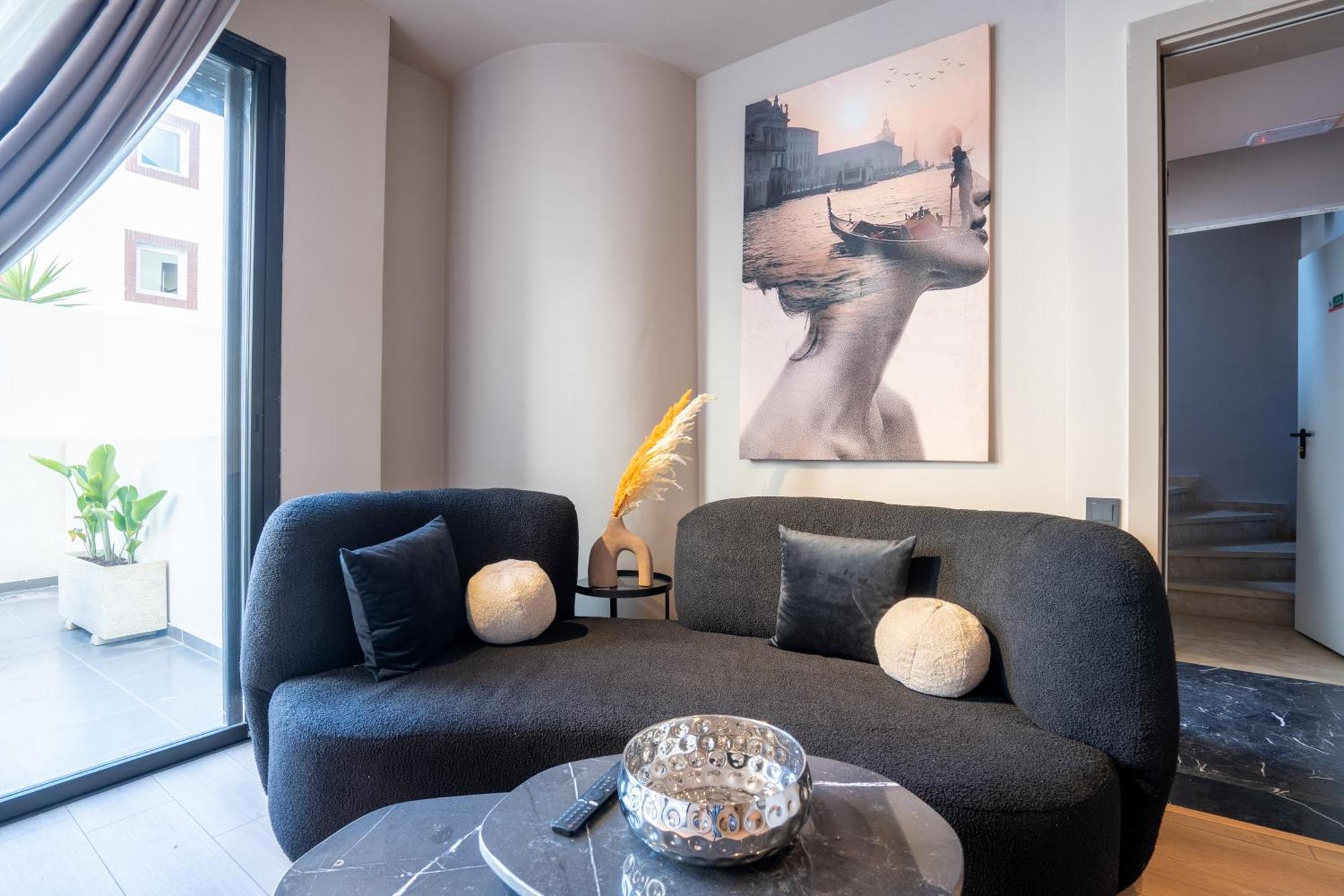 Apartment Twenty Six Anfa Luxury By Shortstaymaroc -hyper Centre -parking